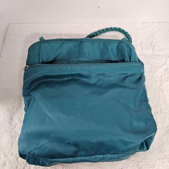 Merona Rainbow Woven Striped Boho Summer Beach Shoulder Bag - Picture 12 of 16